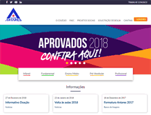 Tablet Screenshot of antaresamericana.com.br